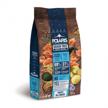 POLARIS Puppy with salmon and turkey - dry dog food - 12kg