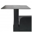 DNA Professional DJ BOOTH BK - DJ booth with illuminated RGB LED panel (black)