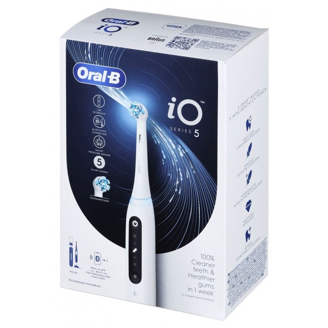 Braun Oral-B iO5 Quite White electric toothbrush Braun Oral-B iO5 Quite White electric toothbrush