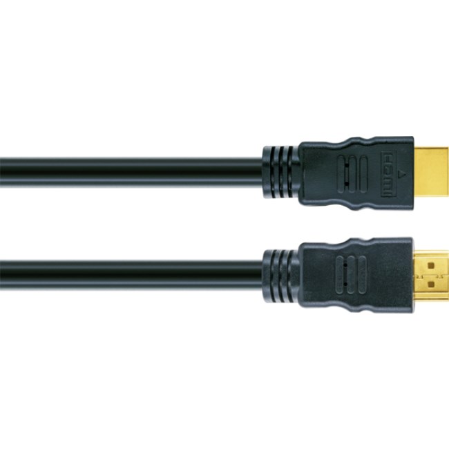 Schwaiger HDM150 013 HDMI cable 15 m HDMI Type A (Standard) Black, Gold