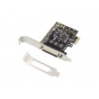 Conceptronic 4-Port DB9 RS232 Serial PCIe Card