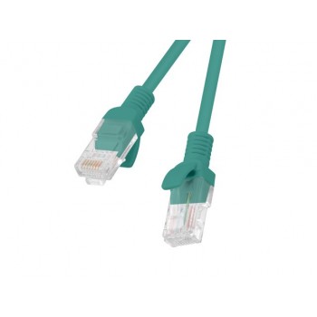 PATCHCORD KAT.6 UTP 1.5M ZIELONY FLUKE PASSED LANBERG 10-PACK