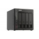 QNAP TS-453E NAS Tower Intel Celeron J6412 8 GB 0 TB QNAP QTS Black QNAP TS-453E NAS Tower Intel Celeron J6412 8 GB 0 TB QNAP QTS Black