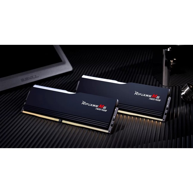 G.Skill Ripjaws M5 RGB F5-6000J3636F16GX2-RM5NRK memory module 32 GB 2 x 16 GB DDR5 6000 MHz G.Skill Ripjaws M5 RGB F5-6000J3636F16GX2-RM5NRK memory module 32 GB 2 x 16 GB DDR5 6000 MHz
