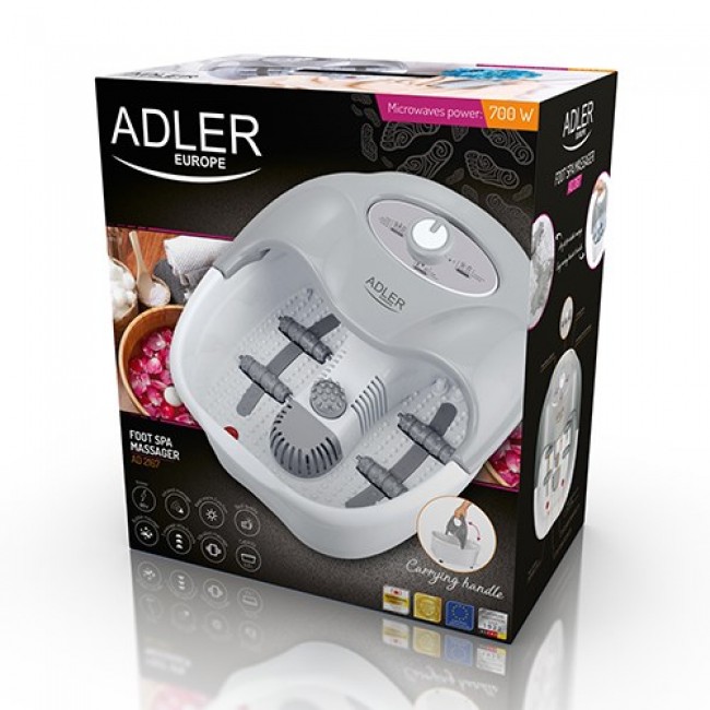 Adler AD 2167 massager Legs Grey, White Adler AD 2167 massager Legs Grey, White