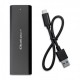 Qoltec 50312 storage drive enclosure SSD enclosure Black M.2 Qoltec 50312 storage drive enclosure SSD enclosure Black M.2