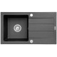 Sink MAIDSINKS Promo 76x44 1B 1D black Sink MAIDSINKS Promo 76x44 1B 1D black