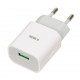 Power charger iBOX C-41 USB 2A, 1 USB port, microUSB cable, White Power charger iBOX C-41 USB 2A, 1 USB port, microUSB cable, White