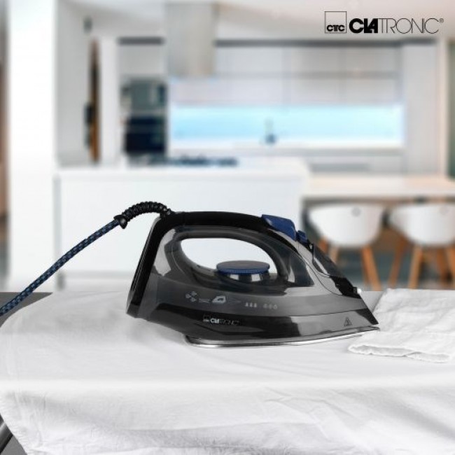Clatronic DB 3703 iron Dry & Steam iron Stainless Steel soleplate 1800 W Black, Grey Clatronic DB 3703 iron Dry & Steam iron Stainless Steel soleplate 1800 W Black, Grey