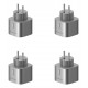 EcoFlow EFA-SMARTPLUG-EU-4P smart plug Home Silver EcoFlow EFA-SMARTPLUG-EU-4P smart plug Home Silver