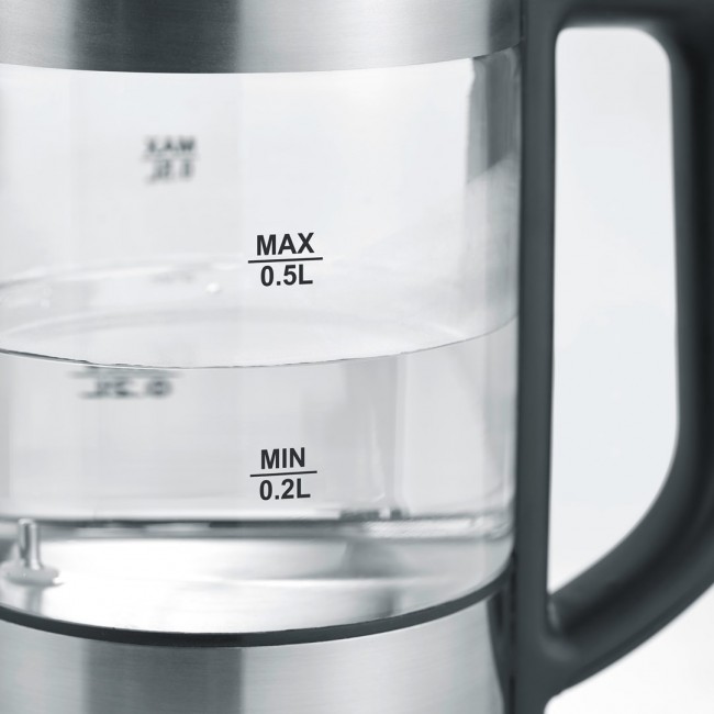 Severin WK 3458 electric kettle 0.5 L 1100 W Black, Transparent Severin WK 3458 electric kettle 0.5 L 1100 W Black, Transparent