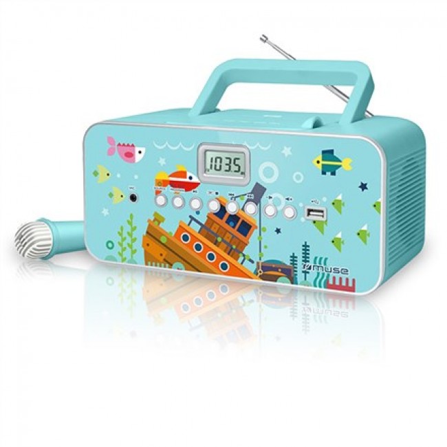 Muse M-29KB portable stereo system Digital 1 W FM, MW, PLL Multicolour MP3 playback Muse M-29KB portable stereo system Digital 1 W FM, MW, PLL Multicolour MP3 playback