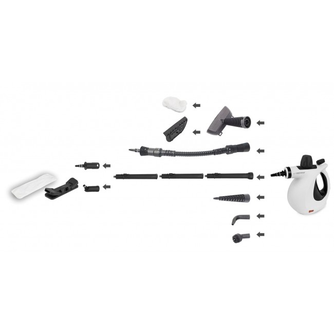 Esperanza EHS008 Steam Washer 0.35L Black, White 900W