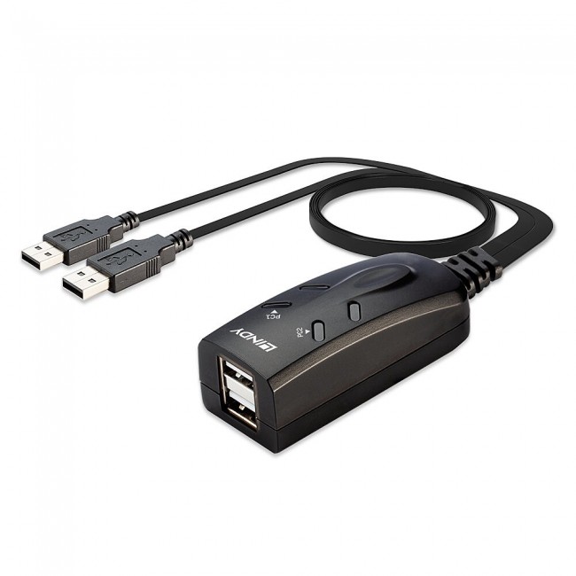 Lindy 2 Port USB KM Switch - switch fo Lindy 2 Port USB KM Switch - switch fo