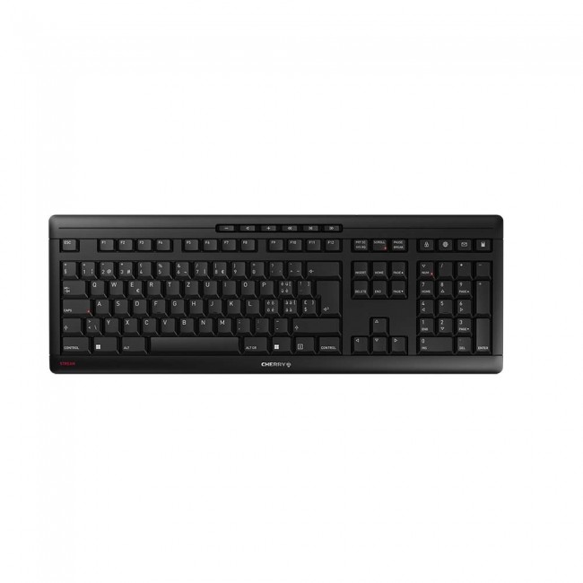 CHERRY Stream Wireless keyboard Universal RF Wireless + USB QWERTZ Swiss Black CHERRY Stream Wireless keyboard Universal RF Wireless + USB QWERTZ Swiss Black
