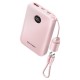 Vention 10000mAh Powerbank 2xUSB-C 1xUSB-A 22.5W, pink
