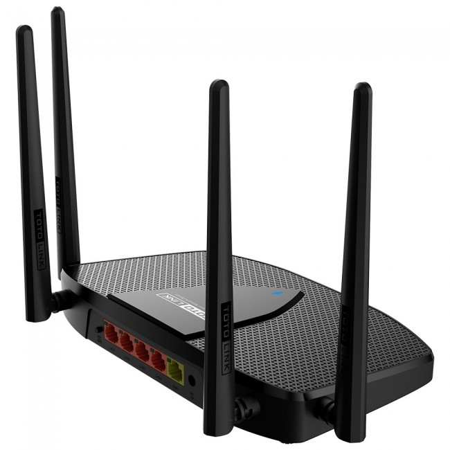 TOTOLINK X5000R AX1800 WIRELESS DUAL BAND GIGABIT ROUTER vlan wireless router Gigabit Ethernet Dual-band (2.4 GHz / 5 GHz) Black