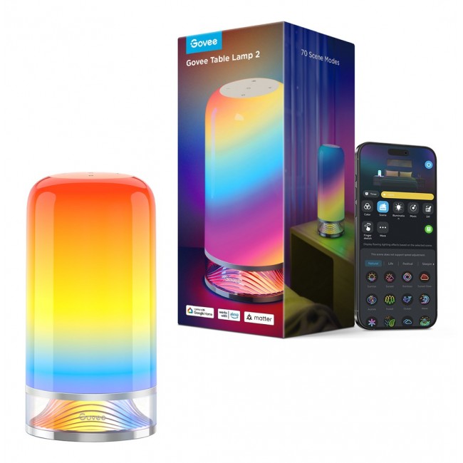 Govee H6022 | LED Lamp | RGBICWW, 2700k-6500k, Wi-Fi, Bluetooth