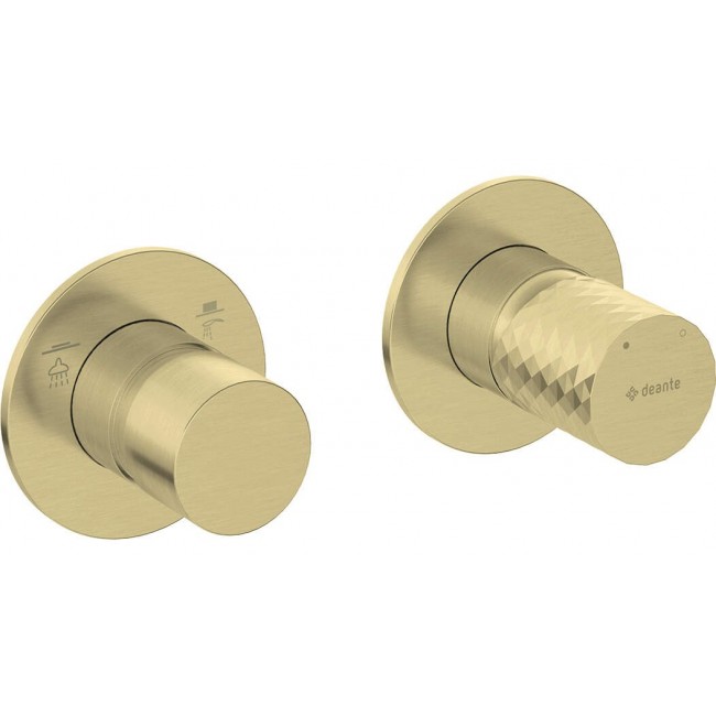 Shower faucet with diverter - horizontal