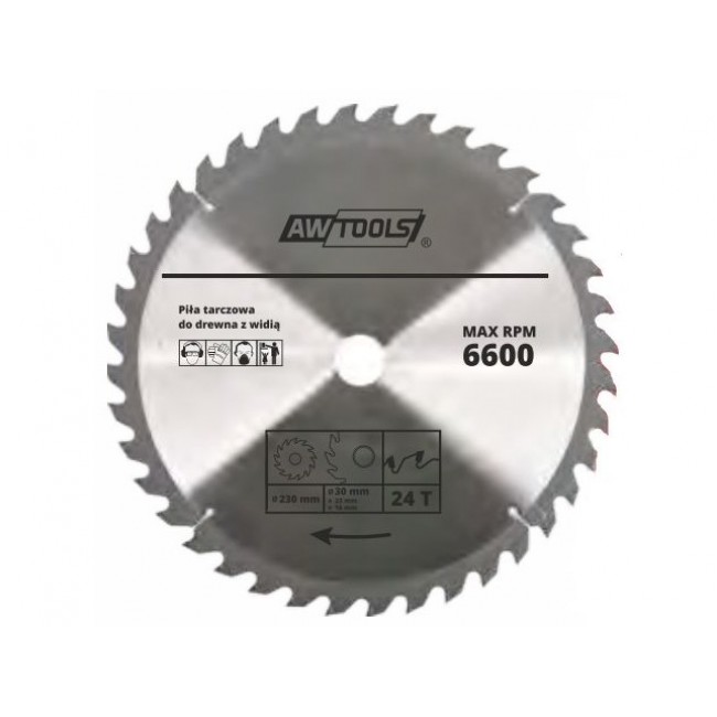 AWTOOLS AW48494 circular saw blade