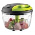 KOHE 600 ml vegetable shredder, 3 blades, green and black