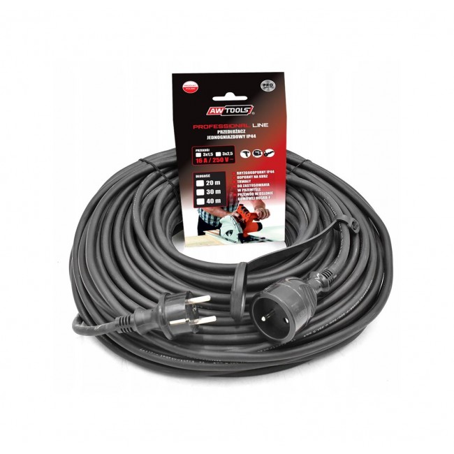 AWTOOLS PROFESSIONAL EXTENSION CABLE 20m 3x2.5mm /IP44 16A/4000W