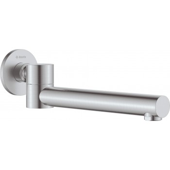 Foldable bathtub spout - round