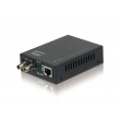LevelOne RJ45 to ST Fast Ethernet Media Converter, Multi-Mode Fiber, 2km