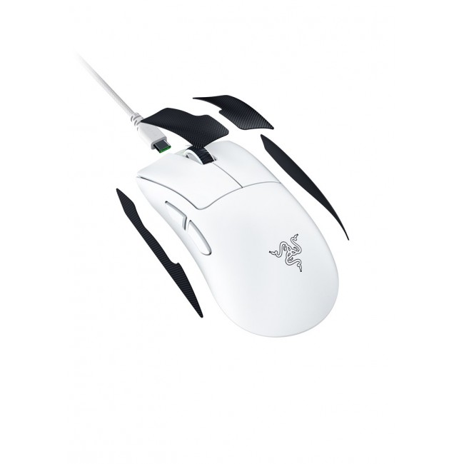 Razer DeathAdder V4 Pro mouse Gaming Right-hand RF Wireless + USB Type-A Optical 45000 DPI