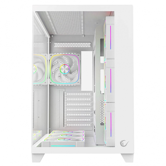 RAMPAGE PC CASE WITH TEMPERED GLASS white RAMPAGE PC CASE WITH TEMPERED GLASS white