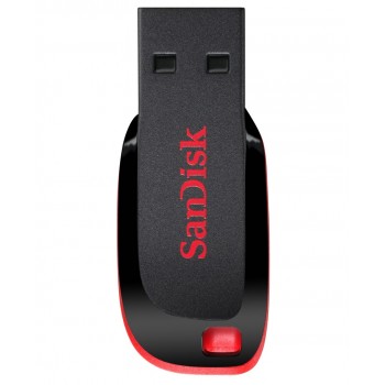 SanDisk Cruzer Blade USB flash drive 128 GB USB Type-A 2.0 Black, Red