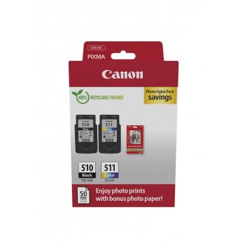 Canon 2970B017 ink cartridge 2 pc(s) Original Black, Cyan, Magenta, Yellow