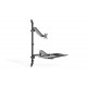 Digitus Flexible wall-mounted Stand/Sit workstation, single monitor Digitus Flexible wall-mounted Stand/Sit workstation, single monitor