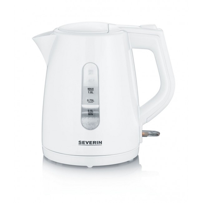 Severin WK 3411 electric kettle 1 L 2200 W White