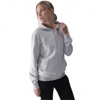 Women's sweatshirt 4F F1467 cool light gray melange 4FWMM00TSWSF1467 27M M