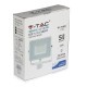 LED projector V-TAC VT-30-S-W 30W SAMSUNG CHIP Motion sensor 6400K 2400lm (SKU 459) White