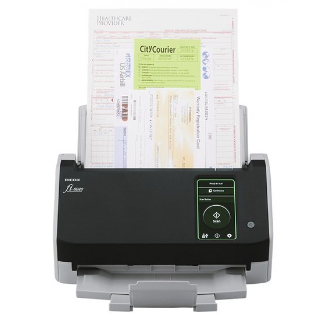 Ricoh fi-8040 ADF + Manual feed scanner 600 x 600 DPI A4 Black, Grey