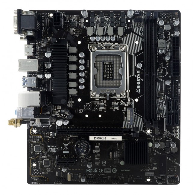 Biostar B760MX2-E D4 motherboard Intel B760 LGA 1700 micro ATX Biostar B760MX2-E D4 motherboard Intel B760 LGA 1700 micro ATX