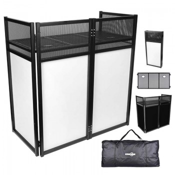 STAND4ME DJ SCREEN XL table screen BK/WH DJ SCREEN