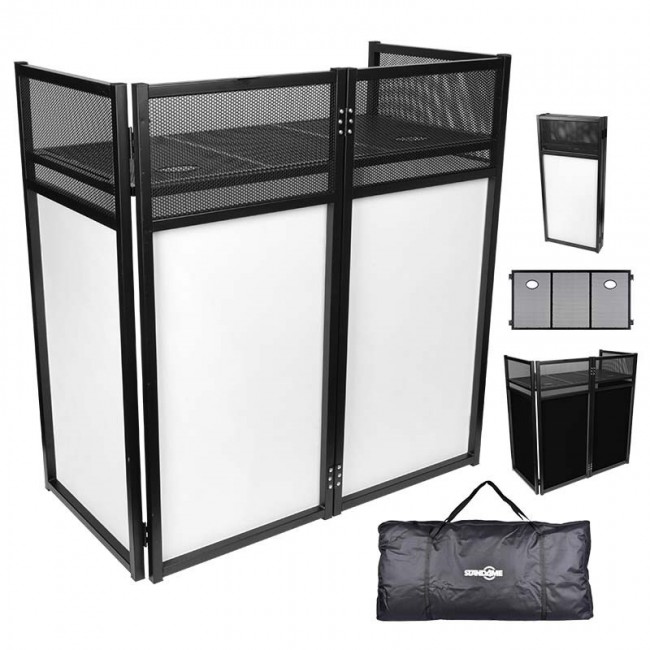 STAND4ME DJ SCREEN XL table screen BK/WH DJ SCREEN