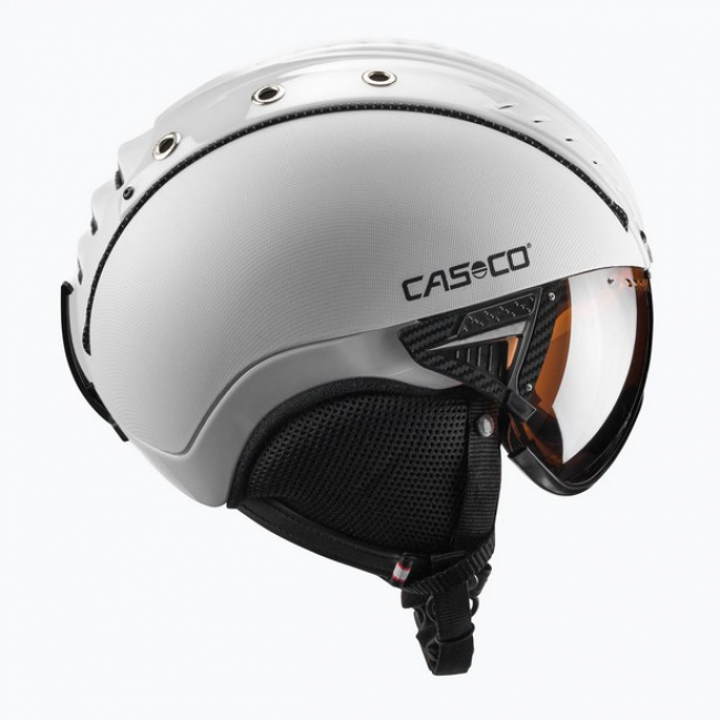 Ski helmet CASCO SP-2 Carbonic Visor White S52-54 Ski helmet CASCO SP-2 Carbonic Visor White S52-54