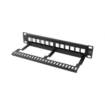 LANBERG PATCH PANEL BLANK 12 PORT 1U 10