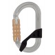 Petzl M33A TL climbing carabiner D-shaped Aluminium Grey 1 pc(s) Petzl M33A TL climbing carabiner D-shaped Aluminium Grey 1 pc(s)