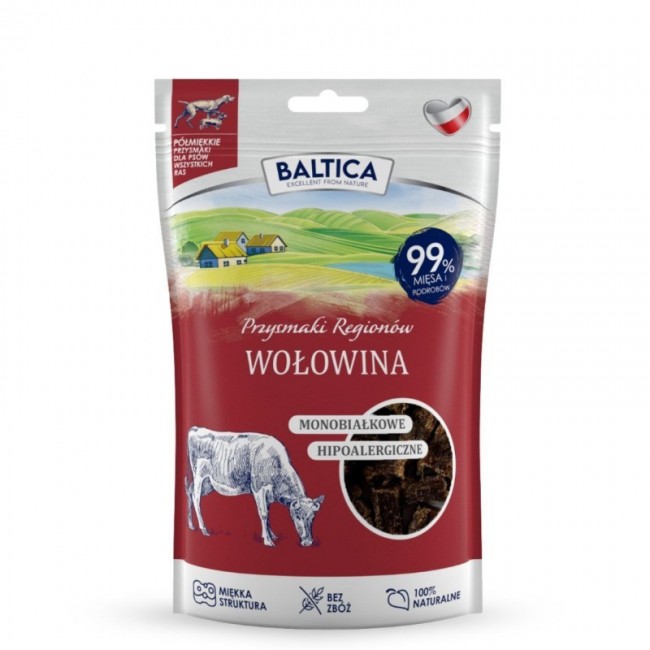 BALTICA Przysmaki region w Monoprotein Beef - dog treat - 80g
