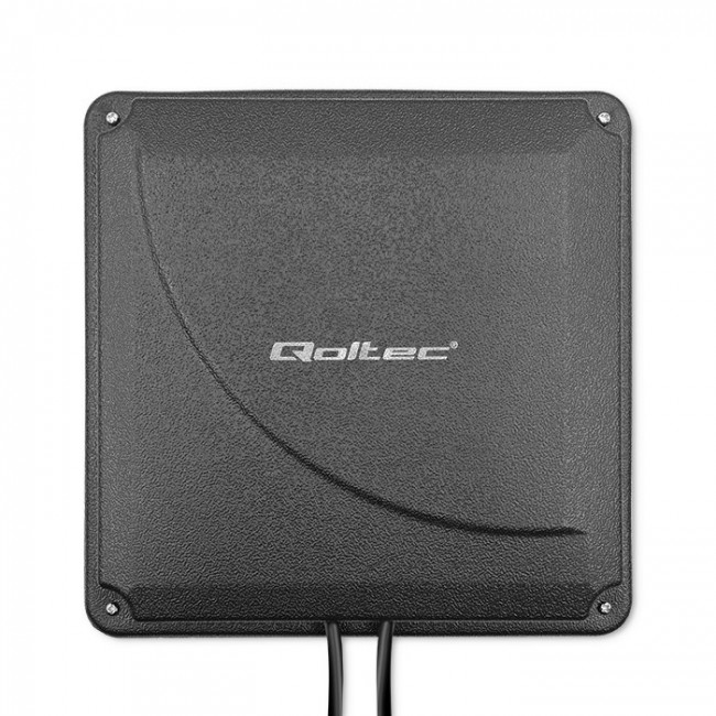 Qoltec 4G LTE DUAL MIMO booster antenna | 35 dBi | 50W | 2x SMA male