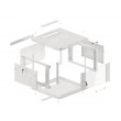 Lanberg WF01-6606-10S rack cabinet 6U Wall mounted rack Grey Lanberg WF01-6606-10S rack cabinet 6U Wall mounted rack Grey