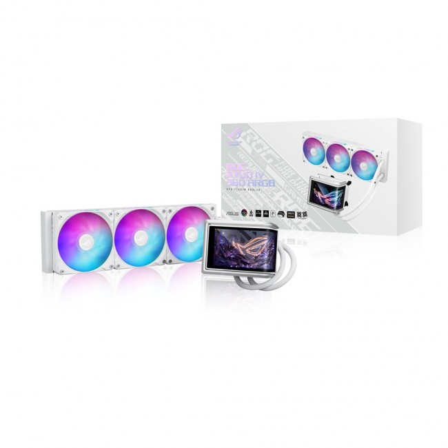 Asus ROG RYUO IV 360 ARGB Wht - all-in-one water cooling, 12 cm (white) Asus ROG RYUO IV 360 ARGB Wht - all-in-one water cooling, 12 cm (white)