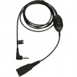Jabra QD to 3.5mm w. Answer Button for Alcatel Jabra QD to 3.5mm w. Answer Button for Alcatel