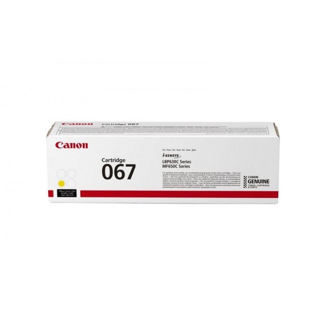 Canon 067 toner cartridge 1 pc(s) Original Yellow Canon 067 toner cartridge 1 pc(s) Original Yellow