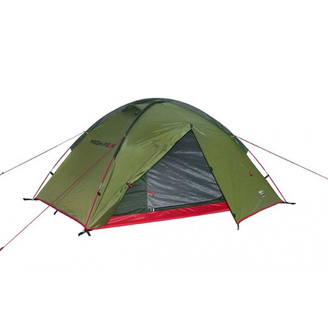 High Peak Woodpecker 3 3 person(s) Green, Red Dome/Igloo tent